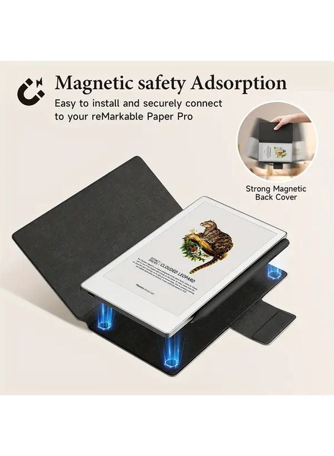 ReMarkable 2 Tablet Case Magnetic Cover With Stylus Slot Green - Image 4